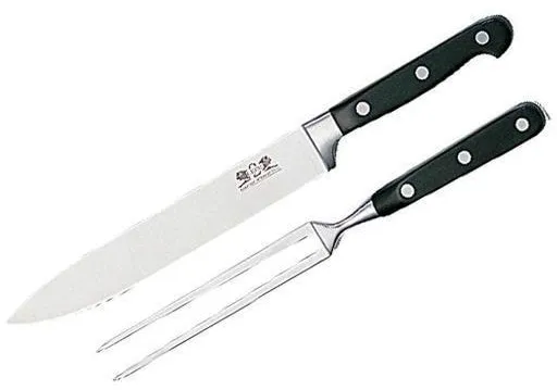 Lion Sabatier Skjæresett Pluton 2 deler Stål/Svart