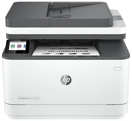 HP LaserJet Pro MFP 3102fdwe Mono Laser All in One Laserprinter Multifunksjon med Faks - Monokrom - Laser