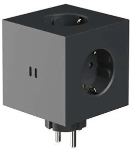 Avolt Square 2 Strømforgrener Stockholm Black