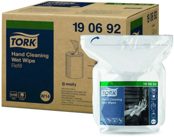 Tork Premium Wet Wipes refill hender pk/58 ark