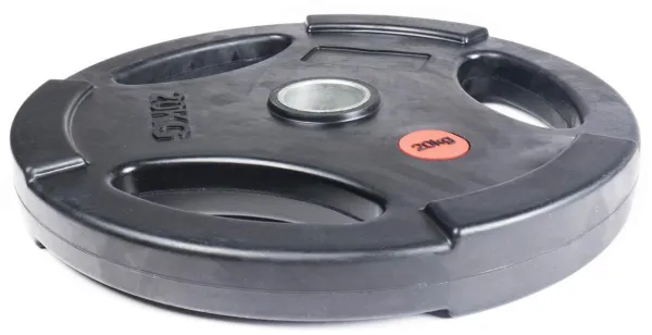 Nordic Fighter Jern / Gummi Vektplate med Håndtak 10kg / 50mm (1 stk)